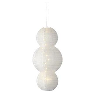 Solar lampion | Lumineo | Ø 28 x 58 cm, Tuin en Terras, Buitenverlichting, Nieuw, Verzenden