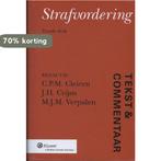 Strafvordering / Tekst & Commentaar 9789013113709, Verzenden, Gelezen