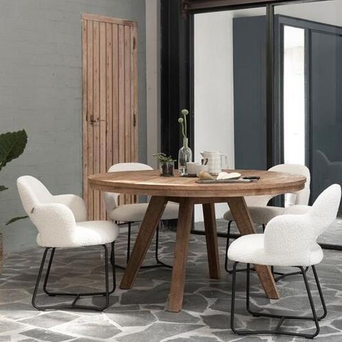 *WOONWINKEL* DTP Home Classic Tradition Ronde Tafel Teak, Huis en Inrichting, Tafels | Eettafels, Nieuw, Verzenden