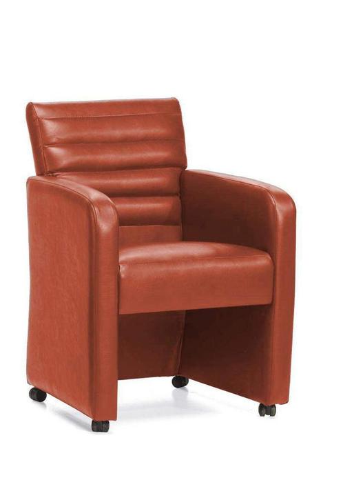 Eetkamerstoel Garda - eetkamerstoelen - Oranje, Huis en Inrichting, Stoelen, Nieuw, Stof