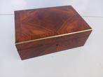 Coffret boite à bijoux en marqueterie bois de rose style, Antiek en Kunst
