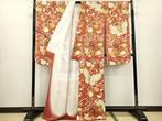 Kimono - Luxe furisode met gouden accenten en
