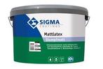 Sigma Mattlatex Stumpfmatt - WIT - 12,5 liter, Doe-het-zelf en Verbouw, Wit, Nieuw, Ophalen of Verzenden, Verf