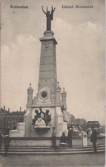 ROTTERDAM - Caland Monument, Verzamelen, Ansichtkaarten | Nederland, Verzenden