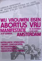 Vrouwen eisen ABORTUS vrij - manifestatie (lijst optie), Verzenden, Nieuw, Overige onderwerpen, Met lijst