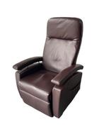 Fitform 570 sta op stoel Bruin leer met fit motion, Huis en Inrichting, Fauteuils, Minder dan 75 cm, Fitform sta op stoel , Ophalen of Verzenden