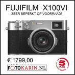 Fujifilm X100VI zilver | beprekte voorraad|Foto Karin Kollum, Compact, Nieuw, Ophalen of Verzenden, Fuji