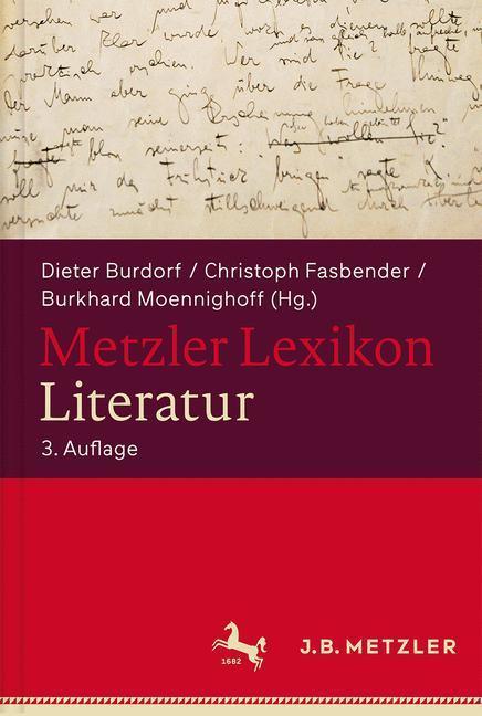 Metzler Lexikon Literatur 9783476016126, Boeken, Wetenschap, Zo goed als nieuw, Verzenden