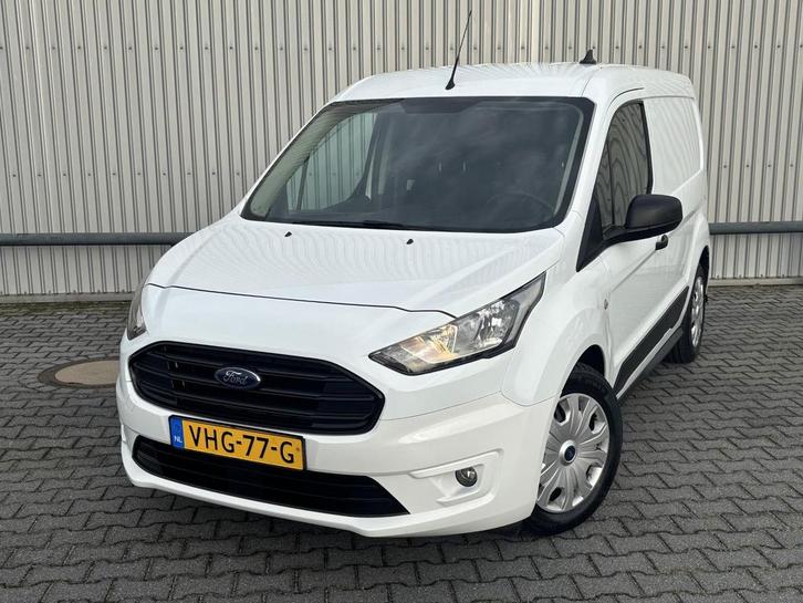 Ford Transit Connect 1.5 EcoBlue L1 Trend*A/C*HAAK*TEL*, Auto's, Bestelauto's, Lease, Handgeschakeld, Wit, Financial lease, Stof