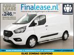 Ford Transit Custom 300 2.0 TDCI L2H1 Airco 3Pers PDC €246pm, Wit, Nieuw, Ford, Lease
