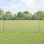 vidaXL Gelaste Draadhekje met 13 Pinpalen 1.4x25 m, Verzenden, Nieuw, IJzer