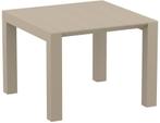 Tuintafel - Vegas - Taupe - Uitschuifbaar 100/140 cm, Verzenden, Nieuw