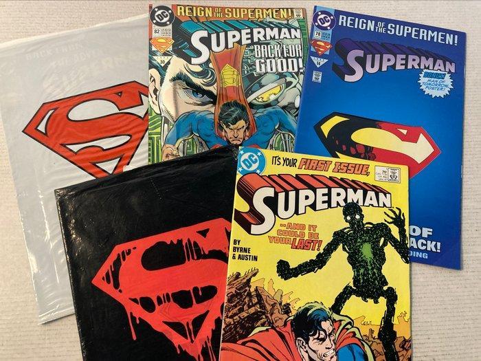 Superman (1987) 5 Key-comics in Range # 1 to 82. Including, Boeken, Strips | Comics
