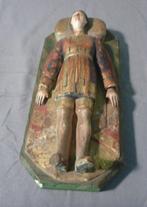 Figuur ridder bij Castrum de Loris. - Antiek - Hout - Rond, Antiek en Kunst