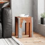 vidaXL Kruk massief teakhout en hars, Huis en Inrichting, Stoelen, Verzenden, Nieuw