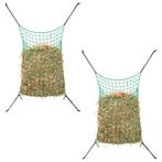 vidaXL Hooinetten 2 st 90x60 cm rechthoekig polypropeen, Verzenden
