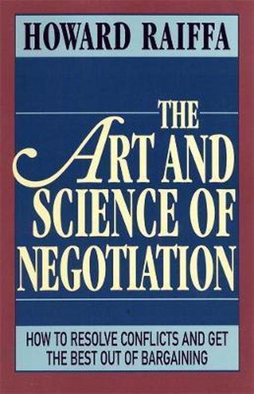 Art & Science Of Negotiation 9780674048133 Howard Raiffa, Boeken, Overige Boeken, Gelezen, Verzenden