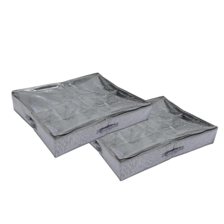 Schoenen Opbergtas Onderbed - 2 stuks - Grijs - 16 paar, Huis en Inrichting, Kasten | Kledingkasten, Nieuw, Verzenden