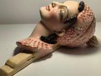 Beeld, Testa donna - 17 cm - Keramiek - 1930, Antiek en Kunst