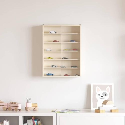 vidaXL Houten verzameldisplaycase Bruin 40 x 8.5 x 54 cm, Huis en Inrichting, Woonaccessoires | Wandplanken en Boekenplanken, Nieuw