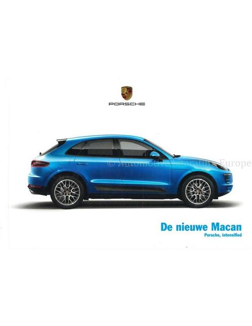 2014 PORSCHE MACAN HARDCOVER BROCHURE NEDERLANDS, Boeken, Auto's | Folders en Tijdschriften, Porsche