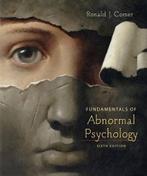 Fundamentals of Abnormal Psychology 9780230282452 R. Comer, Verzenden, Gelezen, R. Comer