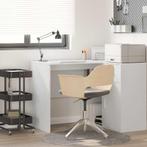 vidaXL Bureau met plank met opslag Wit 102 x 50 x 75 cm, Verzenden, Nieuw