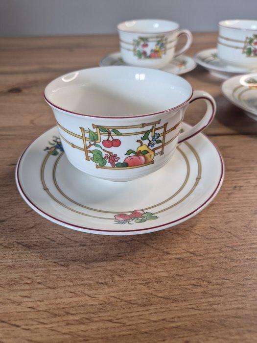 Villeroy & Boch - Kop en schotel (8) - Keramiek - Tazza, Antiek en Kunst, Antiek | Meubels | Tafels