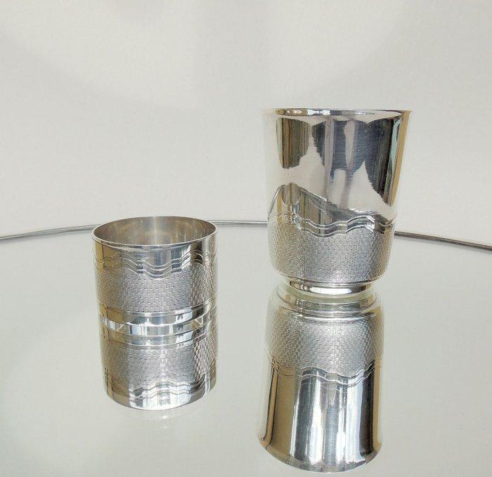 Art Deco - Cup - Servetring - 950 zilver, Antiek en Kunst, Antiek | Goud en Zilver