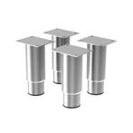 Verhogingspoten | BarLine | RVS | 4 Stuks | 125(h)mm Diamond, Verzenden, Nieuw in verpakking