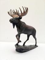 Beeldje - A moose - Elk - Brons, Antiek en Kunst