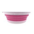 Benson Opvouwbare siliconen teil - Ø 30 cm - roze/wit - c.., Ophalen of Verzenden