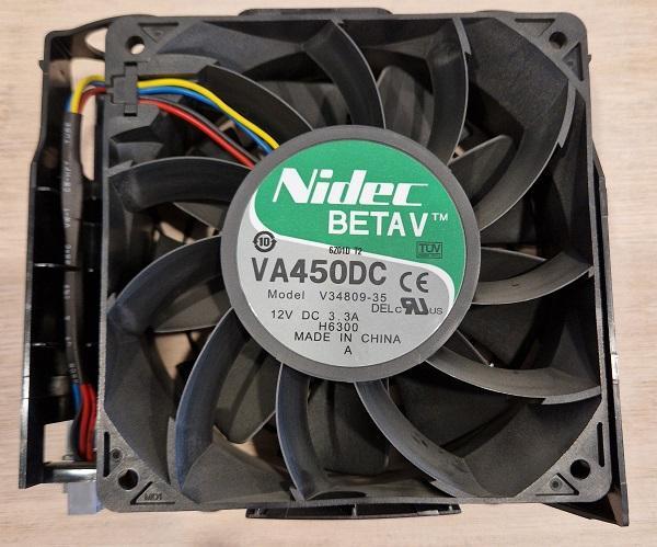 Nidec BETAV V VA450DC cooling fan, Computers en Software, Overige Computers en Software, Gebruikt, Ophalen of Verzenden