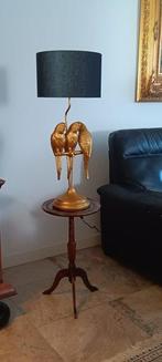 Staande lamp - Clayre & Eef papagaaien lamp - resin stof mgo
