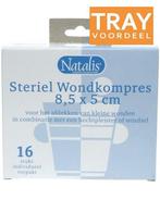 NATALIS STERIEL WONDKOMPRES 8,5 X 5 CM TRAY 50 X 16 STUKS, Verzenden, Nieuw