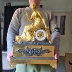 Figurale pendule Charles X - Verguld brons - 1830 - Erato, Antiek en Kunst, Antiek | Klokken