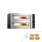 GGM Gastro | Elektrische pizzaoven - 4+4x 30cm - Handmatig |, Tuin en Terras, Verzenden, Nieuw, GGM Gastro
