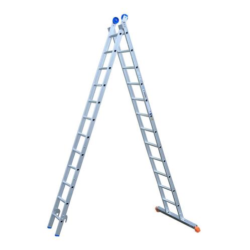 Alumexx XD ladder 2-delig, Doe-het-zelf en Verbouw, Ladders en Trappen, Ladder, Nieuw, Verzenden
