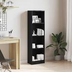vidaXL Boekenkast Zwart Eiken 40x24x143 cm Engineered Wood, Huis en Inrichting, Verzenden, Nieuw, Overige houtsoorten