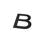 Letter B Model: Huisletter Staal - Geroba, Nieuw, Verzenden