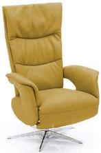 Relaxfauteuil Hardinxveld - relaxfauteuils - Geel, Huis en Inrichting, Nieuw, Stof