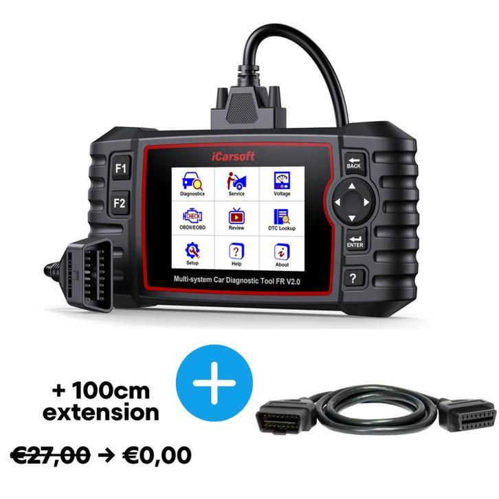 iCarsoft LR V2.0 Land Rover / Jaguar met gratis 1 meter, Auto diversen, Autogereedschap, Verzenden