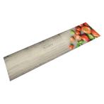 vidaXL Keukenmat wasbaar tomatenprint 60x300 cm fluweel, Tuin en Terras, Deurmatten, Verzenden, Nieuw