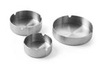 Asbak - &amp;#216; 12 x (H) 3 cm - Stapelbaar - RVS - Hendi, Verzenden