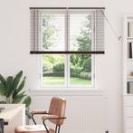 vidaXL Venetiaanse Blind Donkerbruin met Patroon 150 x 120, Verzenden, Nieuw, Bruin