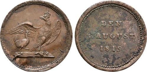 Jeton a d Huldigung 1815 Henneberg Grafschaft, Postzegels en Munten, Penningen en Medailles, Verzenden