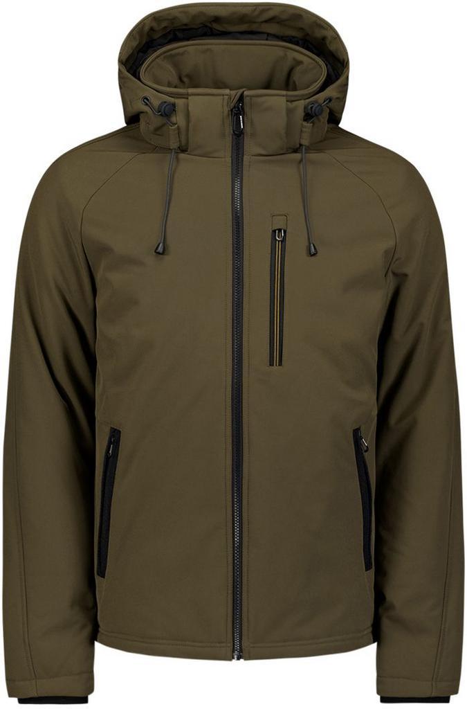 No Excess Jas Softshell Taupe maat S Heren, Kleding | Heren, Jassen | Winter, Overige kleuren, Nieuw, Maat 46 (S) of kleiner, Verzenden