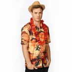 Hawaii Blouse Zomer Oranje Toppers - 58, Kleding | Dames, Carnavalskleding en Feestkleding, Verzenden, Nieuw