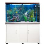 Aquarium 300 L Wit + Meubel - Starterset - wit grind, Nieuw, Verzenden