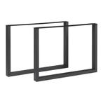Stalen onderstel Makers set van 2 tafelpoot 72x90 cm zwart [, Verzenden, Nieuw